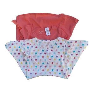 The Children’s Place A-Lined Little Girl Dresses Size 7/8 Lot of 2 [Orange and W